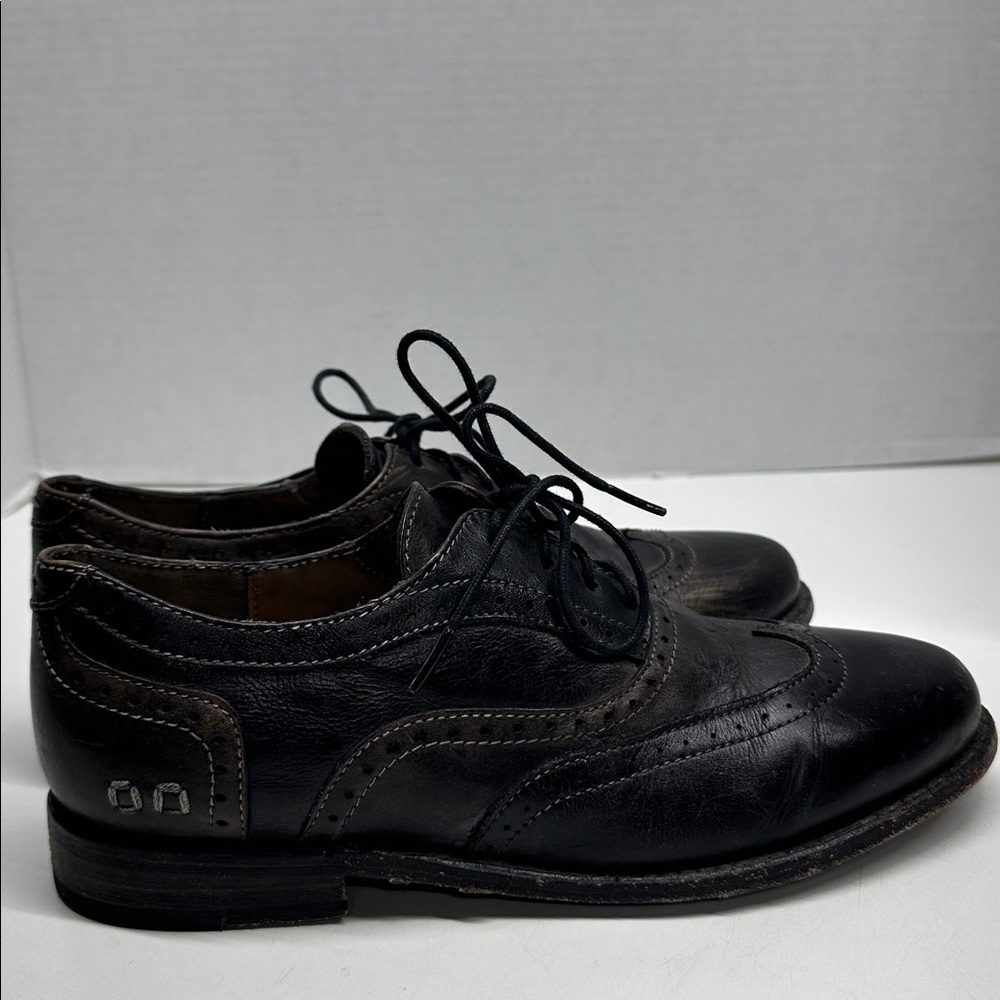 Bed Stu Black Leather “Wingtips” - Picture 2 of 9